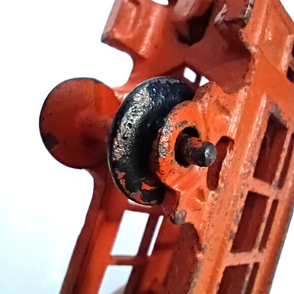 Antique Cast Iron Streetcar #402 Vintage Railroad Toy Circa 1930s Train Railway - Picture 8 of 8